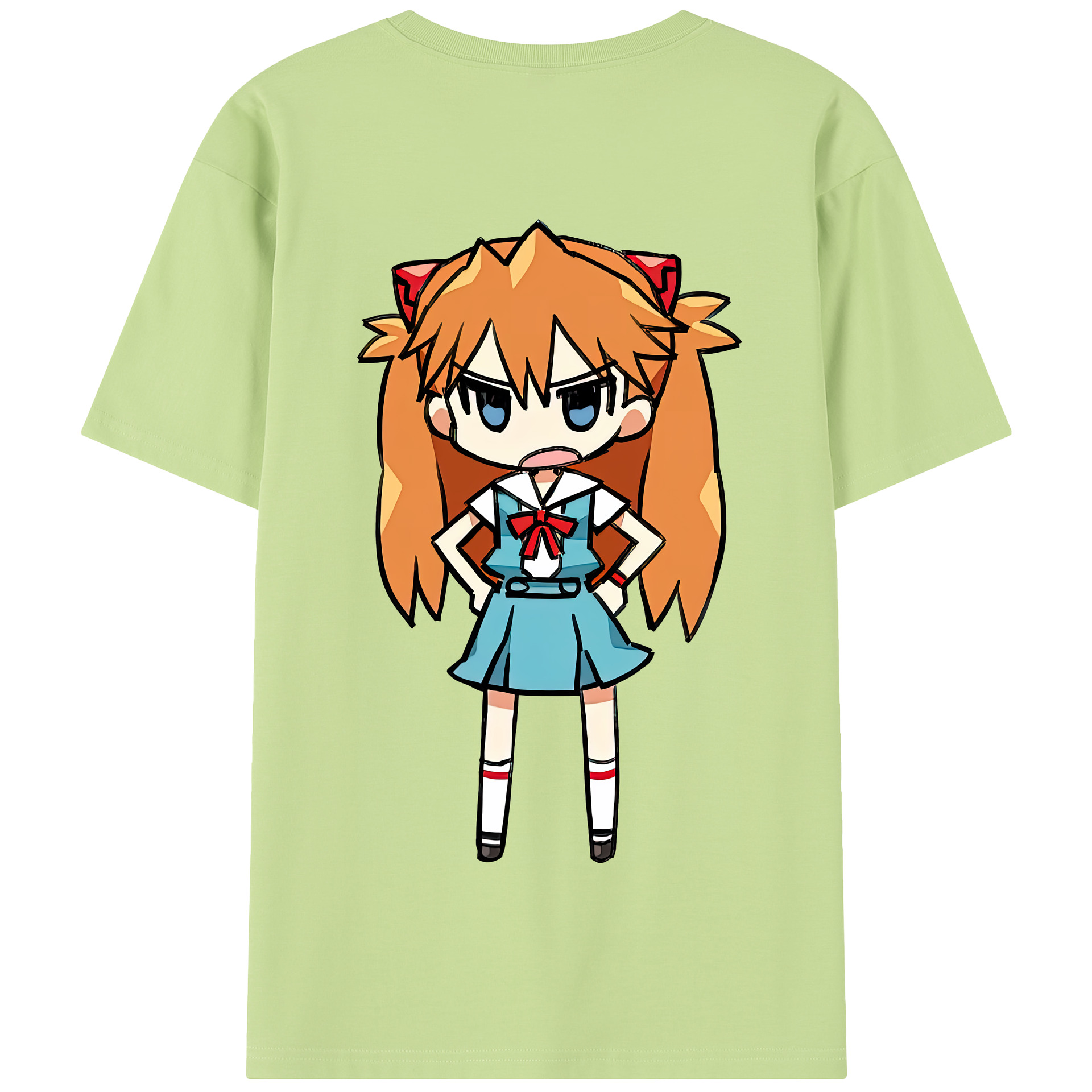 （画像用） EVA 新世紀エヴァンゲリオン 綿100％半袖Tシャツ（背面プリント）